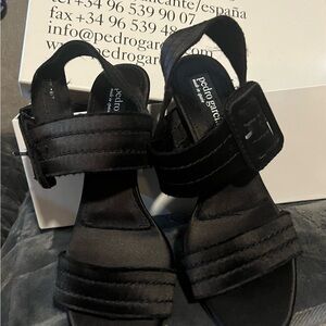 Pedro Garcia Elegant Black Sandals